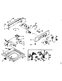 Top And Console Assembly parts for Kenmore Washer 110.6814620 (1106814620, 110 6814620) from AppliancePartsPros.com
