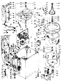 Machine Sub-Assembly parts for Kenmore Washer 110.6815600 (1106815600, 110 6815600) from AppliancePartsPros.com