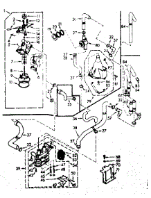 Water System parts for Kenmore Washer 110.6815671 (1106815671, 110 6815671) from AppliancePartsPros.com