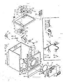 Machine Sub-Assembly parts for Kenmore Dryer 110.6817230 (1106817230, 110 6817230) from AppliancePartsPros.com