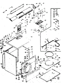 Machine Sub-Assembly parts for Kenmore Dryer 110.6817610 (1106817610, 110 6817610) from AppliancePartsPros.com