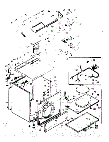 Machine Sub-Assembly parts for Kenmore Dryer 110.6818610 (1106818610, 110 6818610) from AppliancePartsPros.com