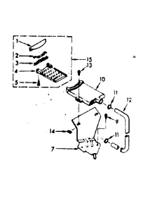 Filter Assembly parts for Kenmore Washer 110.6823550 (1106823550, 110 6823550) from AppliancePartsPros.com