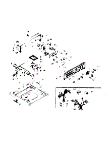 Top & Console parts for Kenmore Washer 110.6824500 (1106824500, 110 6824500) from AppliancePartsPros.com