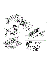 Top And Console Assembly parts for Kenmore Washer 110.6824520 (1106824520, 110 6824520) from AppliancePartsPros.com