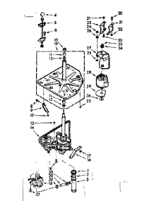 Drive System parts for Kenmore Washer 110.6824530 (1106824530, 110 6824530) from AppliancePartsPros.com