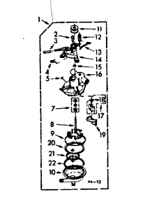 Pump Assembly parts for Kenmore Washer 110.6824530 (1106824530, 110 6824530) from AppliancePartsPros.com