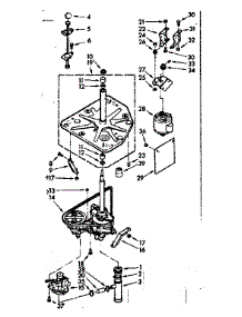 Drive System parts for Kenmore Washer 110.6824540 (1106824540, 110 6824540) from AppliancePartsPros.com