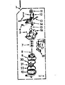 Pump Assembly parts for Kenmore Washer 110.6824540 (1106824540, 110 6824540) from AppliancePartsPros.com