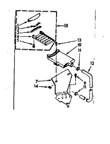 Filter Assembly parts for Kenmore Washer 110.6824540 (1106824540, 110 6824540) from AppliancePartsPros.com