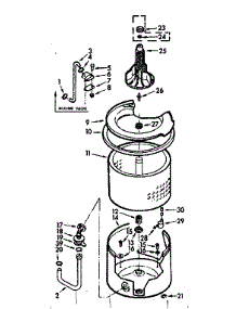 Tub And Basket Assembly parts for Kenmore Washer 110.6824540 (1106824540, 110 6824540) from AppliancePartsPros.com