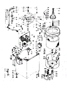 Machine Sub-Assembly parts for Kenmore Washer 110.6824570 (1106824570, 110 6824570) from AppliancePartsPros.com