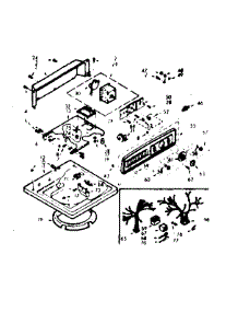 Top And Console Assembly parts for Kenmore Washer 110.6824573 (1106824573, 110 6824573) from AppliancePartsPros.com
