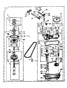 Gearcase / Transmission parts for Kenmore Washer 110.6824574 (1106824574, 110 6824574) from AppliancePartsPros.com