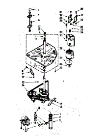 Drive System parts for Kenmore Washer 110.6824574 (1106824574, 110 6824574) from AppliancePartsPros.com