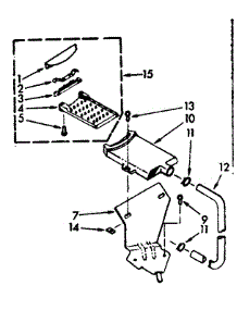 Filter Assembly parts for Kenmore Washer 110.6824580 (1106824580, 110 6824580) from AppliancePartsPros.com