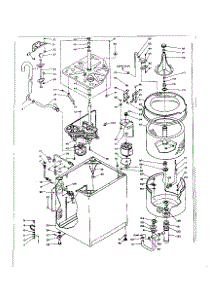 Machine Sub-Assembly parts for Kenmore Washer 110.6614100 (1106614100, 110 6614100) from AppliancePartsPros.com
