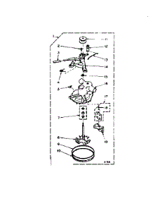 Pump Assembly parts for Kenmore Washer 110.6614250 (1106614250, 110 6614250) from AppliancePartsPros.com