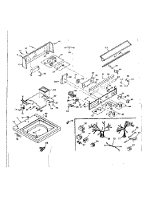 Top And Console Assembly parts for Kenmore Washer 110.6614951 (1106614951, 110 6614951) from AppliancePartsPros.com