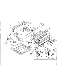 Top And Console Assembly parts for Kenmore Washer 110.6615851 (1106615851, 110 6615851) from AppliancePartsPros.com