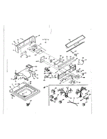 Top And Console Assembly parts for Kenmore Washer 110.6615900 (1106615900, 110 6615900) from AppliancePartsPros.com