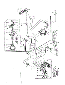 Water System parts for Kenmore Washer 110.6615900 (1106615900, 110 6615900) from AppliancePartsPros.com