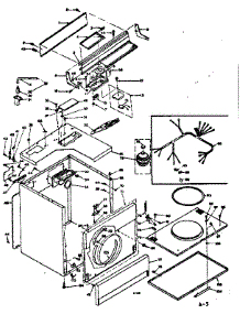 Machine Sub-Assembly parts for Kenmore Dryer 110.6618700 (1106618700, 110 6618700) from AppliancePartsPros.com