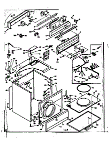 Machine Sub-Assembly parts for Kenmore Dryer 110.6618830 (1106618830, 110 6618830) from AppliancePartsPros.com