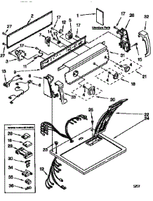 Top And Console parts for Kenmore Dryer 110.66722691 (11066722691, 110 66722691) from AppliancePartsPros.com