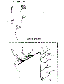 Wiring Harness parts for Kenmore Washer 110.82881700 (11082881700, 110 82881700) from AppliancePartsPros.com