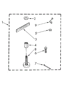 Miscellaneous parts for Kenmore Washer 110.82881710 (11082881710, 110 82881710) from AppliancePartsPros.com