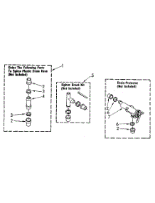 Water System parts for Kenmore Washer 110.82881810 (11082881810, 110 82881810) from AppliancePartsPros.com