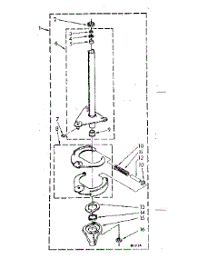 Brake And Drive Tube Parts parts for Kenmore Washer 110.82882100 (11082882100, 110 82882100) from AppliancePartsPros.com