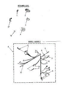Wiring Harness Parts parts for Kenmore Washer 110.82882100 (11082882100, 110 82882100) from AppliancePartsPros.com