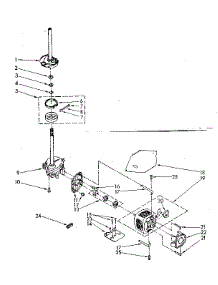 Brake, Clutch, Gearcase, Motor And Pump Parts parts for Kenmore Washer 110.82882600 (11082882600, 110 82882600) from AppliancePartsPros.com