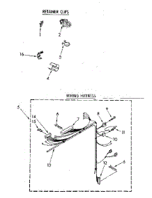 Wiring Harness Parts parts for Kenmore Washer 110.82883100 (11082883100, 110 82883100) from AppliancePartsPros.com