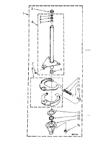 Brake And Drive Tube Parts parts for Kenmore Washer 110.82883100 (11082883100, 110 82883100) from AppliancePartsPros.com