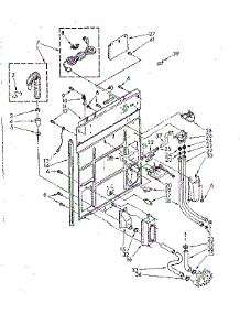 Rear Panel Parts parts for Kenmore Washer 110.82883800 (11082883800, 110 82883800) from AppliancePartsPros.com