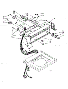Console Panel Parts parts for Kenmore Washer 110.82883800 (11082883800, 110 82883800) from AppliancePartsPros.com