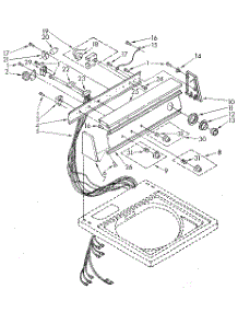 Control Panel parts for Kenmore Washer 110.82891100 (11082891100, 110 82891100) from AppliancePartsPros.com