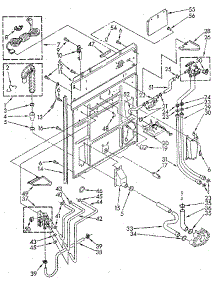 Rear Panel parts for Kenmore Washer 110.82891110 (11082891110, 110 82891110) from AppliancePartsPros.com