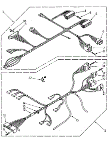 Wiring Harness parts for Kenmore Washer 110.82891300 (11082891300, 110 82891300) from AppliancePartsPros.com