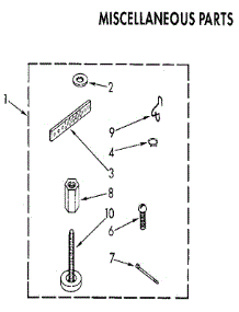 Miscellaneous parts for Kenmore Washer 110.82891330 (11082891330, 110 82891330) from AppliancePartsPros.com