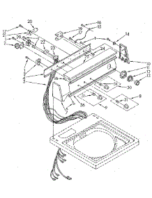 Control Panel parts for Kenmore Washer 110.82891610 (11082891610, 110 82891610) from AppliancePartsPros.com