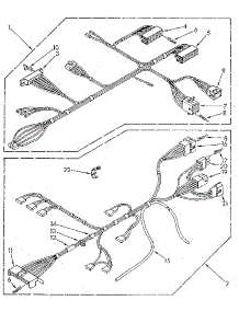Wiring Harness parts for Kenmore Washer 110.82891610 (11082891610, 110 82891610) from AppliancePartsPros.com