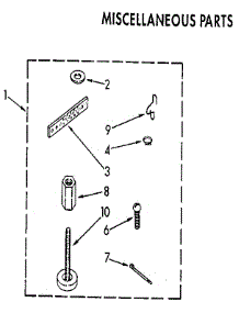 Miscellaneous parts for Kenmore Washer 110.82891620 (11082891620, 110 82891620) from AppliancePartsPros.com