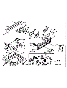 Top And Console parts for Kenmore Washer 110.6515770 (1106515770, 110 6515770) from AppliancePartsPros.com