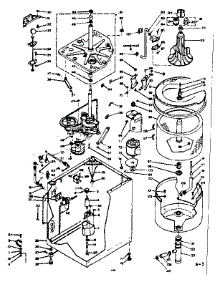 Machine Sub-Assembly parts for Kenmore Washer 110.6515850 (1106515850, 110 6515850) from AppliancePartsPros.com