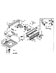 Top And Console parts for Kenmore Washer 110.6515850 (1106515850, 110 6515850) from AppliancePartsPros.com