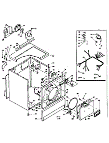 Machine Sub-Assembly parts for Kenmore Dryer 110.6517402 (1106517402, 110 6517402) from AppliancePartsPros.com